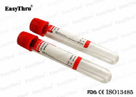 Węże do pobierania próbek krwi w próżni medycznej Czerwona czapka 2 ml-10 ml objętość