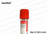 Węże do pobierania próbek krwi w próżni medycznej Czerwona czapka 2 ml-10 ml objętość