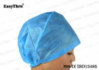 ISO niebieska suknia ochronna, sterylna jednorazowa czapka chirurgiczna