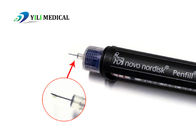 Indywidualny opakowanie z pęcherzem Insulin Pen Needle EO Gas Sterilization 100G / Box OEM